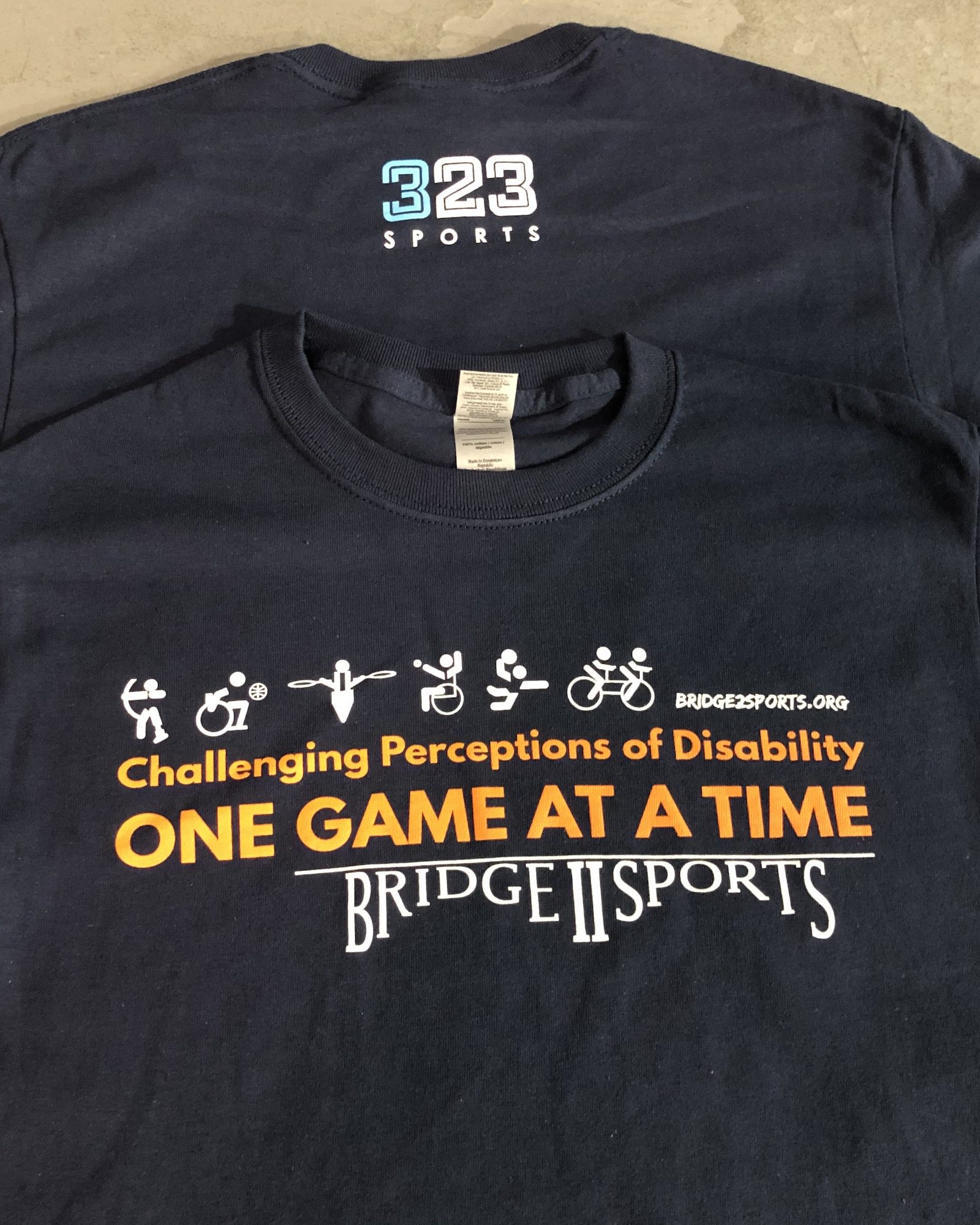 Bridge 2 sports - Fundraising Shirts