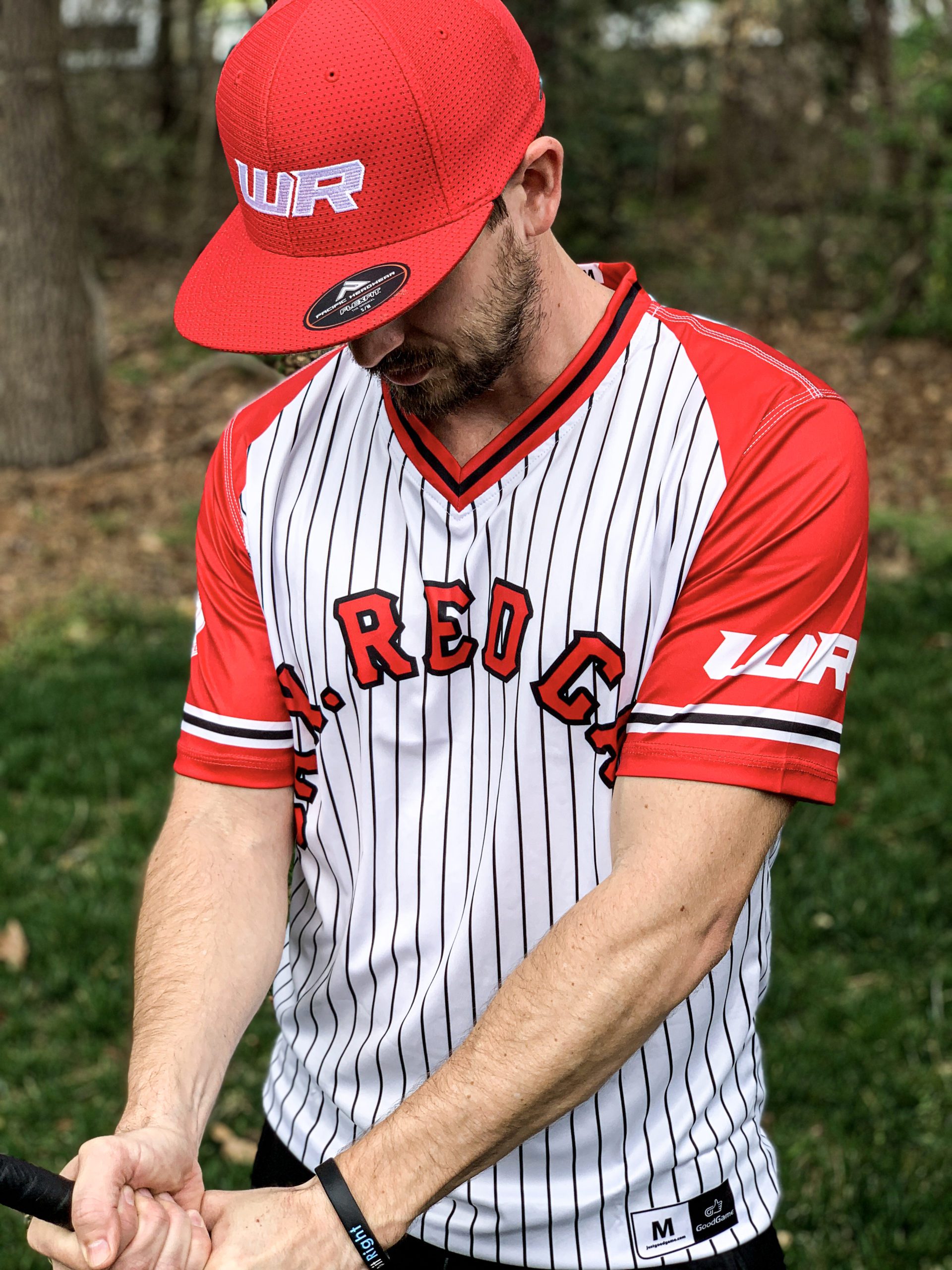 West Raleigh Negro League Baseball Jerseys - Raleigh NC - Reds - March 2021 Team Apparel