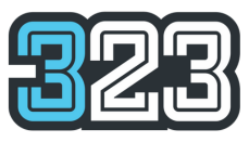 323 Sports Header Logo
